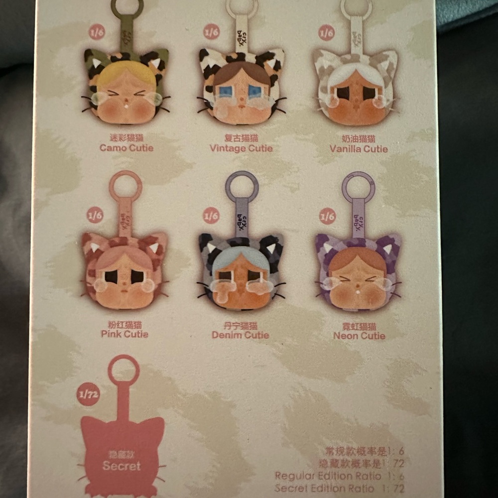 Pop Mart Wild But Cutie Crybaby Plush Pendant - Picture 4 of 4